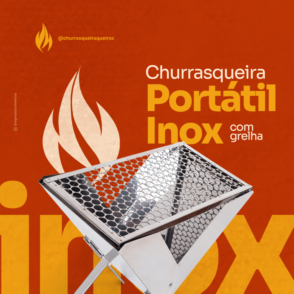 Churrasqueira Inox Port Til C Grelha Queiroz Churrasqueira Queiroz